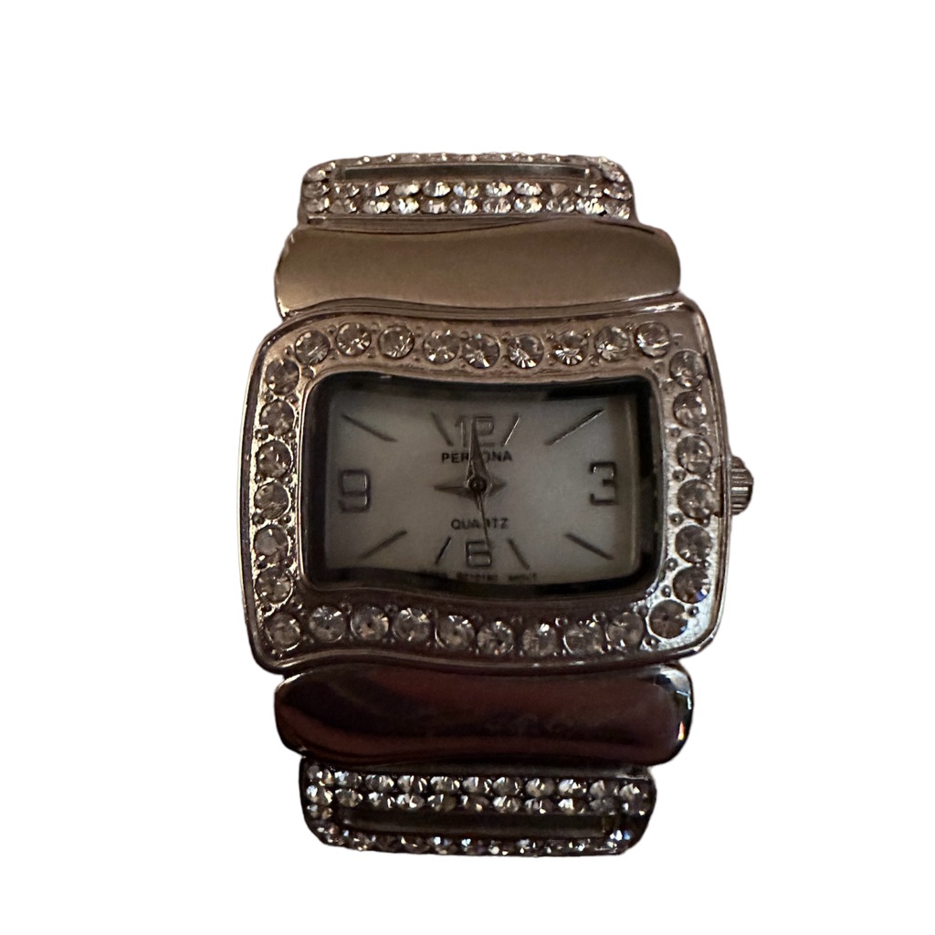 Watch Bangle Bracelet Silver